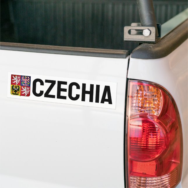 Czech Republic coat of arms Bumper Sticker (On Truck)
