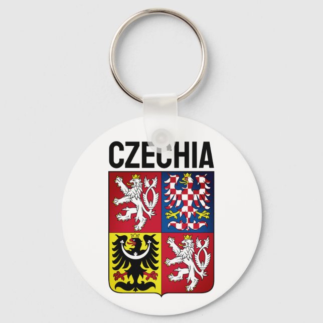 Czech Republic coat of arms Key Ring (Front)