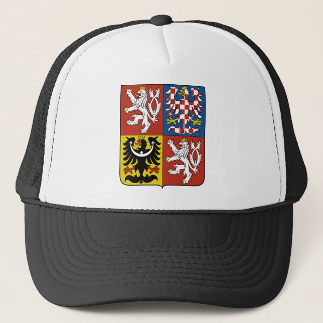 Czech Republic coat of arms Trucker Hat (Front)
