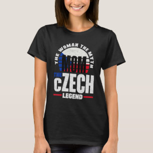Czech Republic Czech Czech Republic Flag Mother T-Shirt