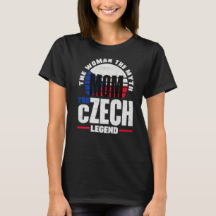 Czech Republic Czech Czech Republic Flag Mother T-Shirt