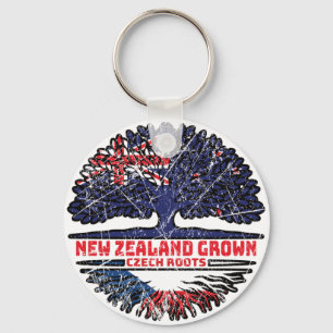 Czech Republic Czech New Zealander New Zealand Key Ring