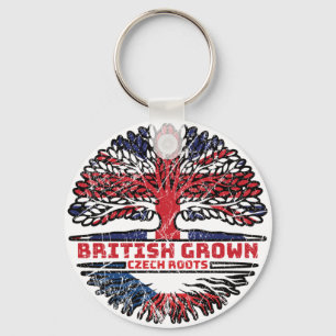 Czech Republic Czech Uk United Kingdom British Key Ring