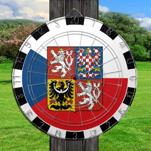 Czech Republic Dartboard & Flag darts / game board