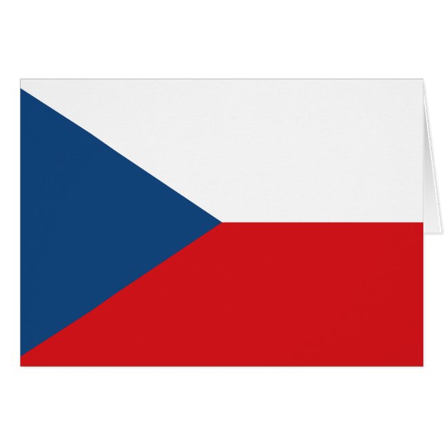 Czech Republic Flag (Front Horizontal)