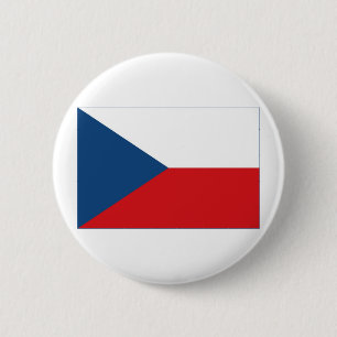 Czech Republic Flag 6 Cm Round Badge