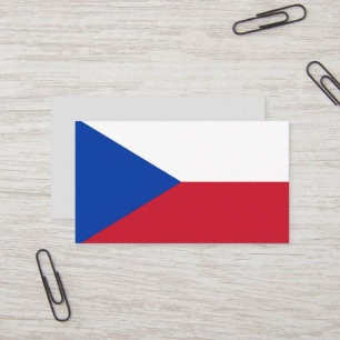 Czech Republic flag Business Card