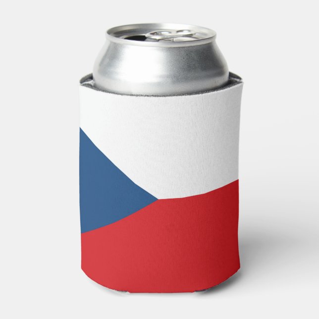 Czech Republic Flag Can Cooler (Can Front)