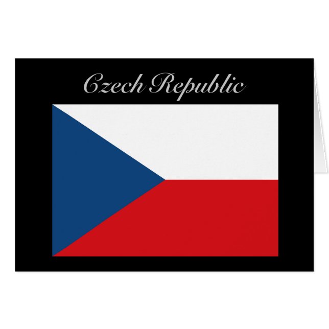 Czech Republic Flag - Ceska Republika (Front Horizontal)