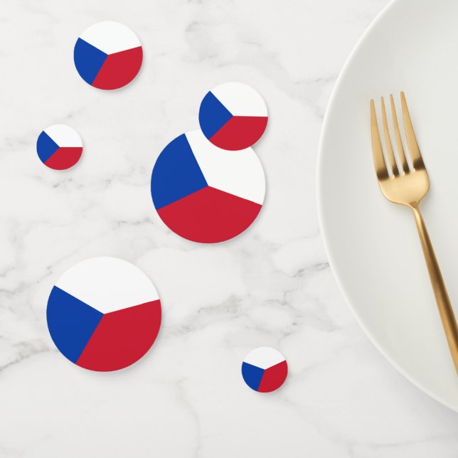 Czech Republic flag Confetti (Group)