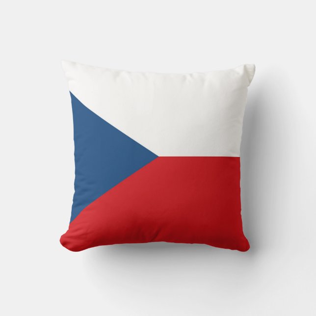 Czech Republic Flag Cushion (Front)