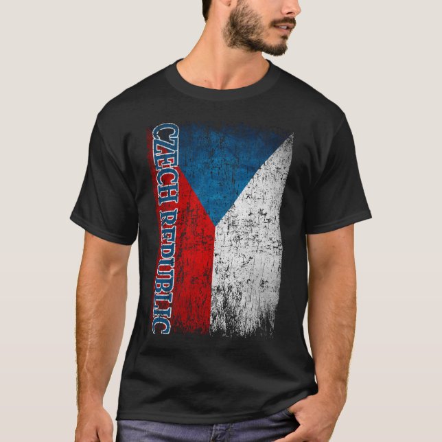 Czech Republic Flag Gift Women Men Children T-Shirt (Front)