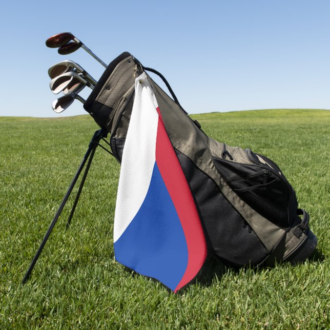 Czech Republic flag Golf Towel (Green)