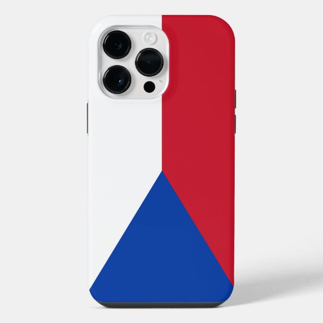 Czech Republic flag iPhone Case (Back)