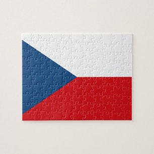 Czech Republic Flag Jigsaw Puzzle