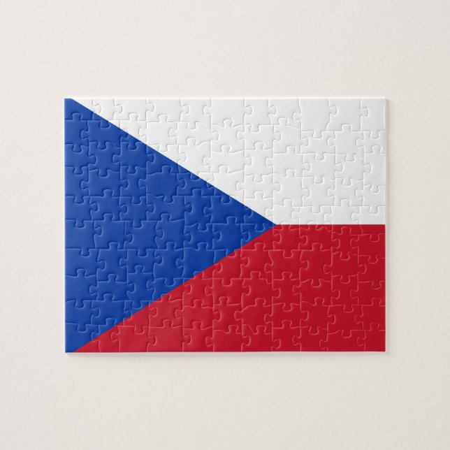 Czech Republic flag Jigsaw Puzzle (Horizontal)
