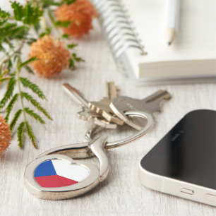 Czech Republic flag Key Ring