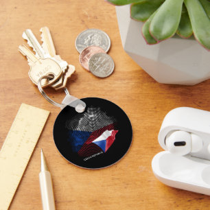 Czech Republic flag Key Ring