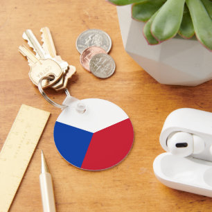 Czech Republic flag Key Ring
