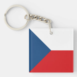Czech Republic Flag Key Ring