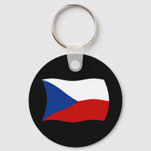 Czech Republic Flag Keychain