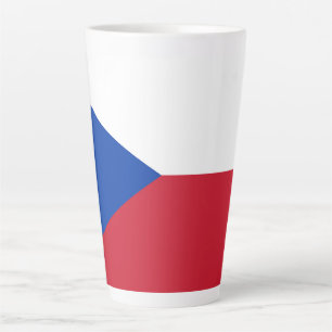 Czech Republic flag Latte Mug