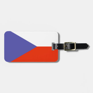 Czech Republic Flag Luggage Tag