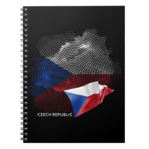 Czech Republic flag Notebook