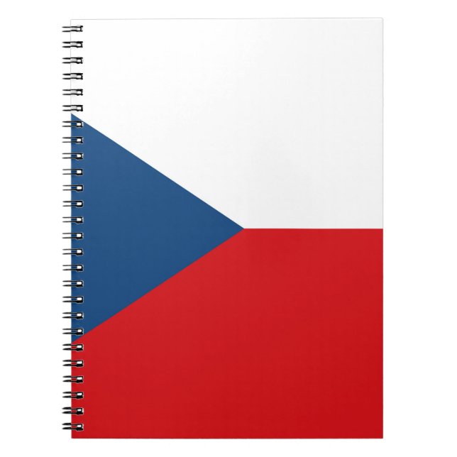 Czech Republic Flag Notebook (Front)