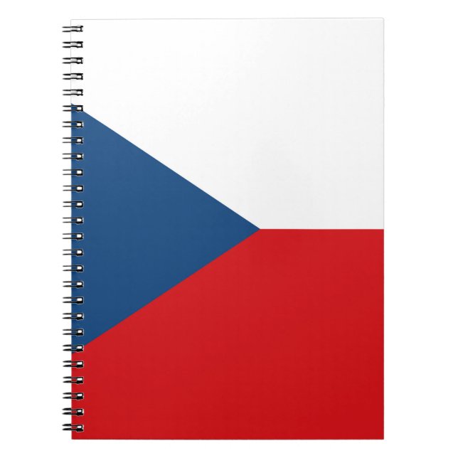 Czech Republic Flag Notebook (Front)