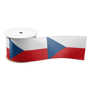Czech Republic Flag Satin Ribbon