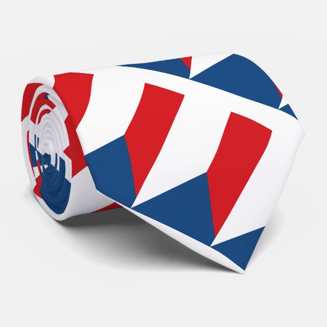 Czech Republic Flag Tie (Rolled)