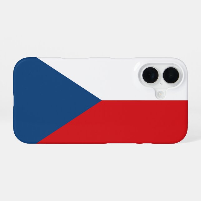 Czech Republic iPhone 16 Case (Back Horizontal)