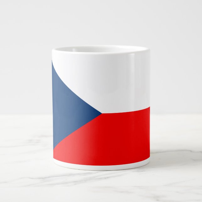 Czech Republic Large Coffee Mug (Front)