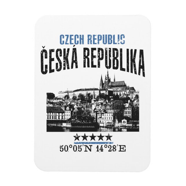 Czech Republic Magnet (Vertical)