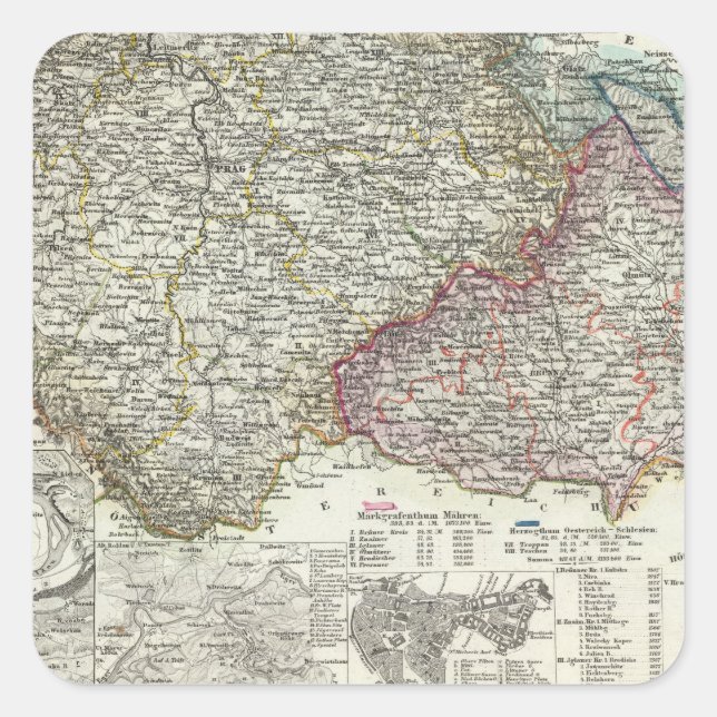 Czech Republic Square Sticker (Front)