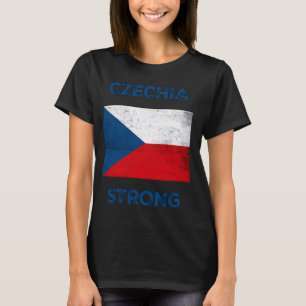 Czech Republic Strong, Flag of Czech Republic, Cze T-Shirt