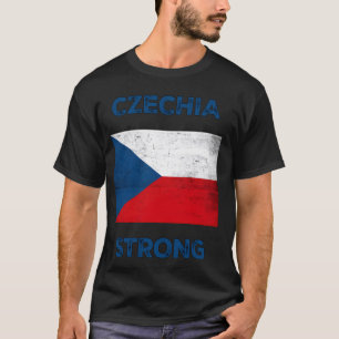 Czech Republic Strong, Flag of Czech Republic, Cze T-Shirt