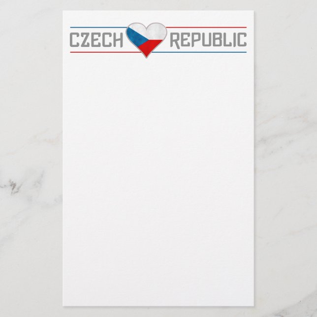 CZECH stationary - customise Stationery (Front)