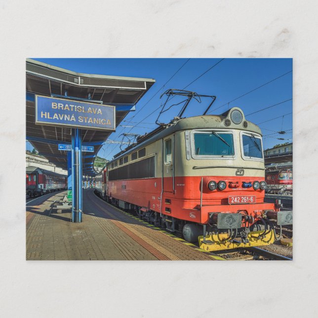 Czech type 242 at Bratislava C Postcard (Front)