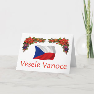 Czech Vesele Vanoce (Merry Christmas) Holiday Card