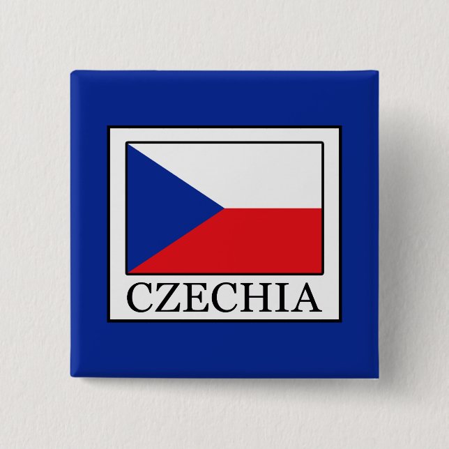 Czechia 15 Cm Square Badge (Front)