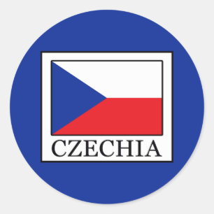 Czechia Classic Round Sticker