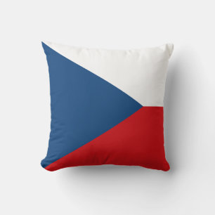 Czechia Flag American MoJo Pillow