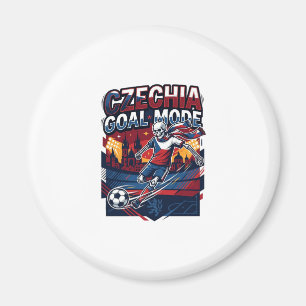 Czechia Goal Mode Skeleton Striker Nations Streetw Magnet