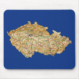 Czechia Map Mousepad