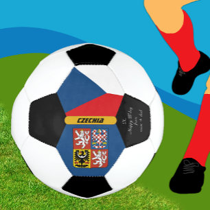 Czechia Personalised, Flag, Photo Soccer Ball