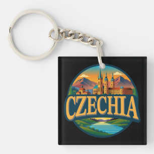 Czechia Republic Europe Key Ring