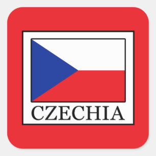 Czechia Square Sticker
