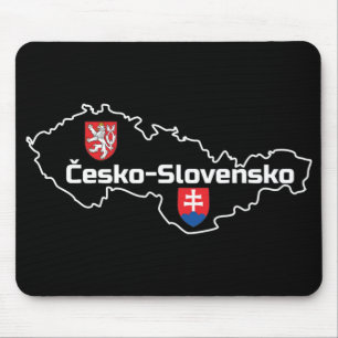 Czecho-Slovakia Republic Mouse Mat